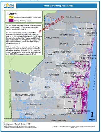 Broward County Proposes Amendment of Priority Planning Areas for Sea ...